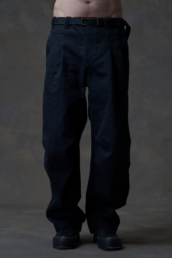 DEVOA 25 Spring/Summer Pleated Pants DVA-PTJ-TCVBB-HEI Black